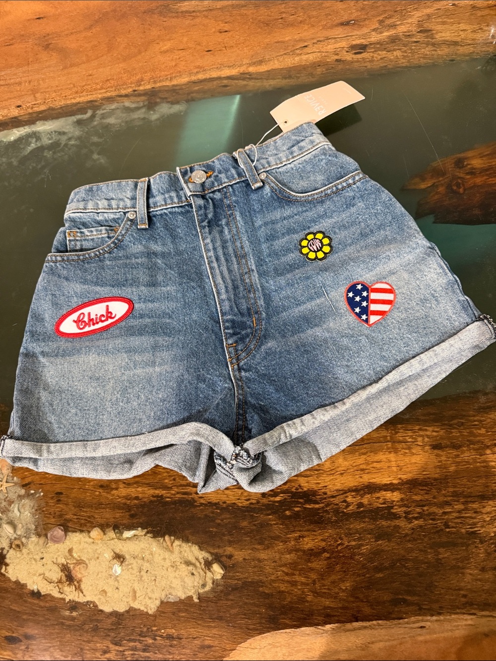 Revice Brand Denim High-Waist Cutoffs